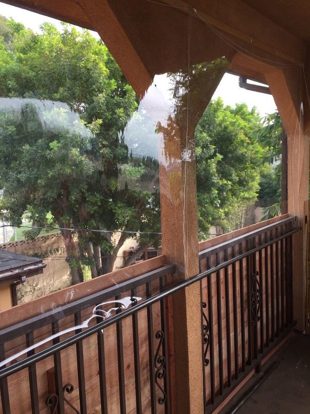 my new balcony transformed into art studio