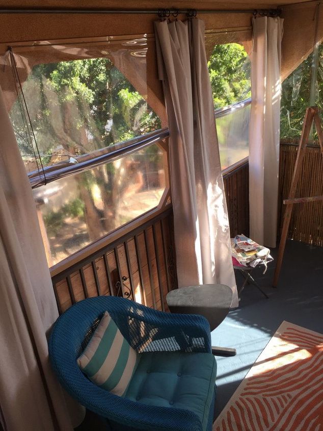 my new balcony transformed into art studio