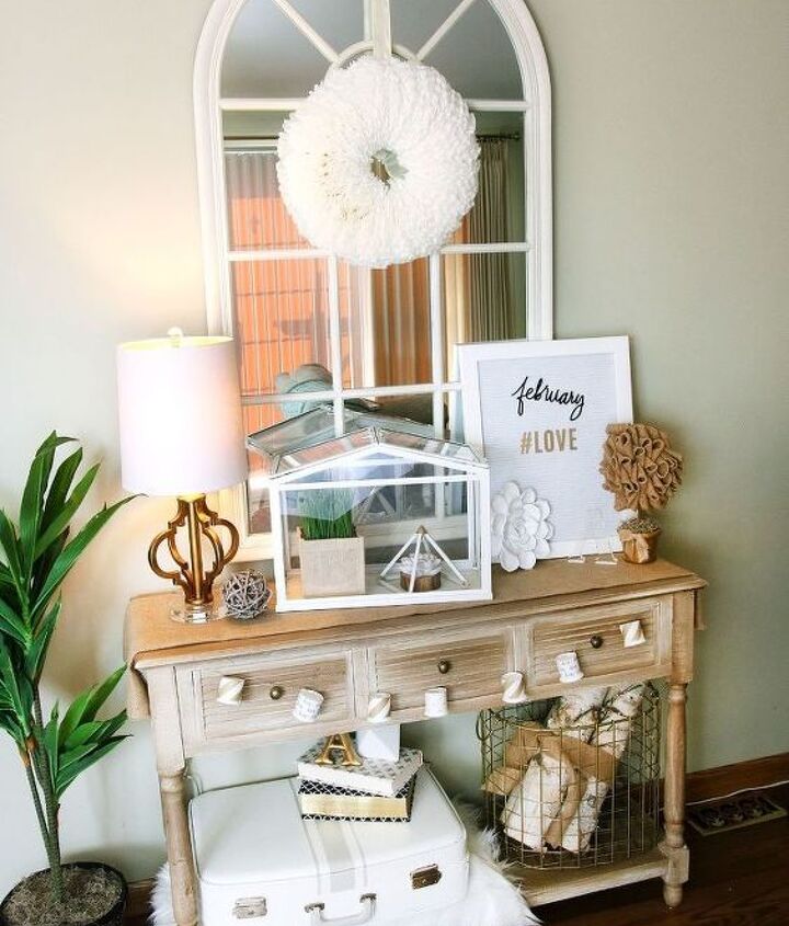 neutral valentine s day k cup garland