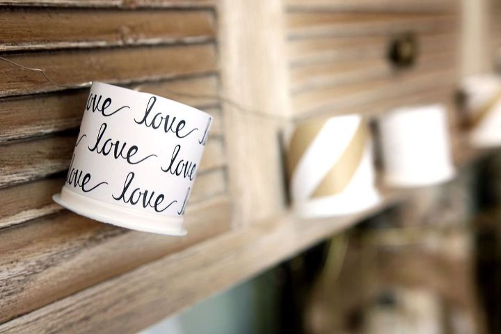 neutral valentine s day k cup garland