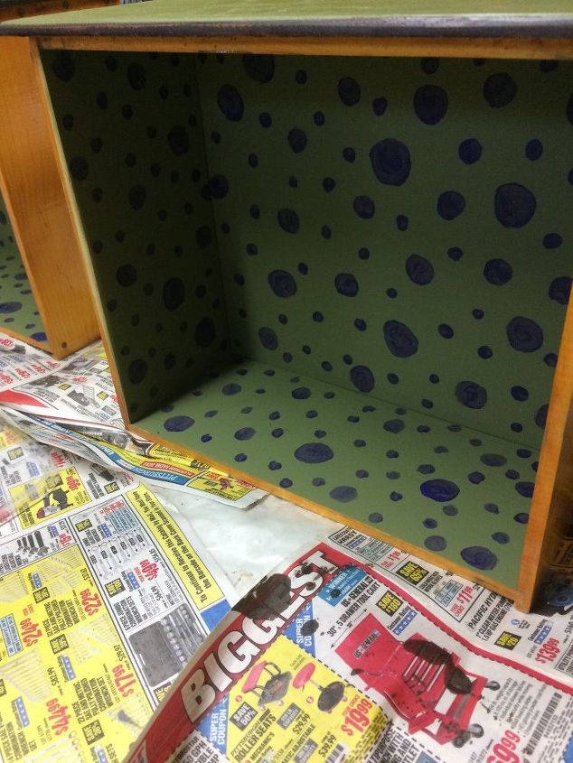 create a trunk inspired look for a nightstand