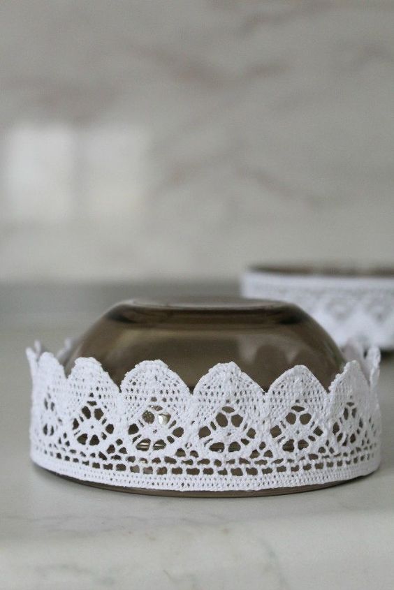 glittery lace crown
