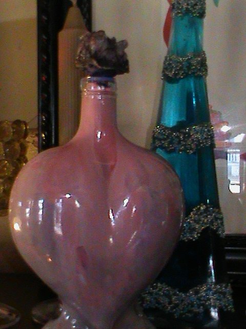 easy bottle painting technique, the other side