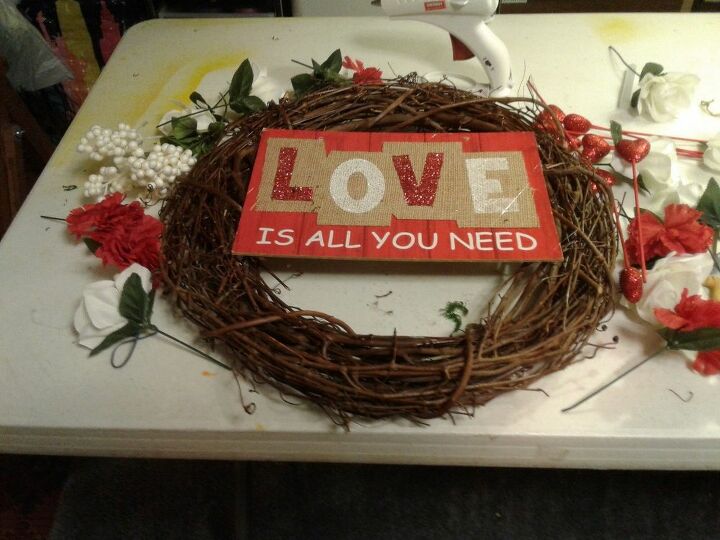 the first of many holiday wreaths