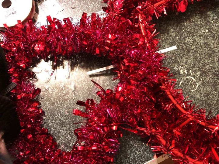 inexpensive valentine day wreath