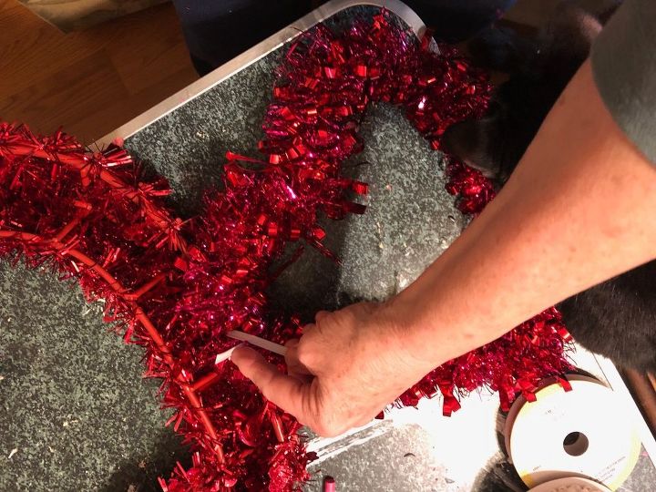 inexpensive valentine day wreath