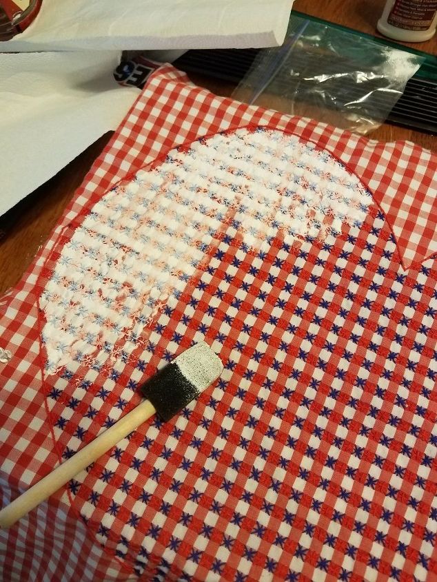 easy valentine wreath, Painting