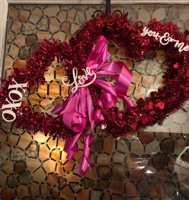 inexpensive valentine day wreath