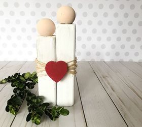 wooden couple of love super simple rustic craft