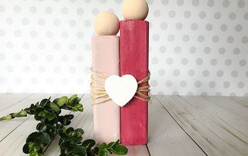 Wooden Couple of Love - Super Simple Rustic Craft