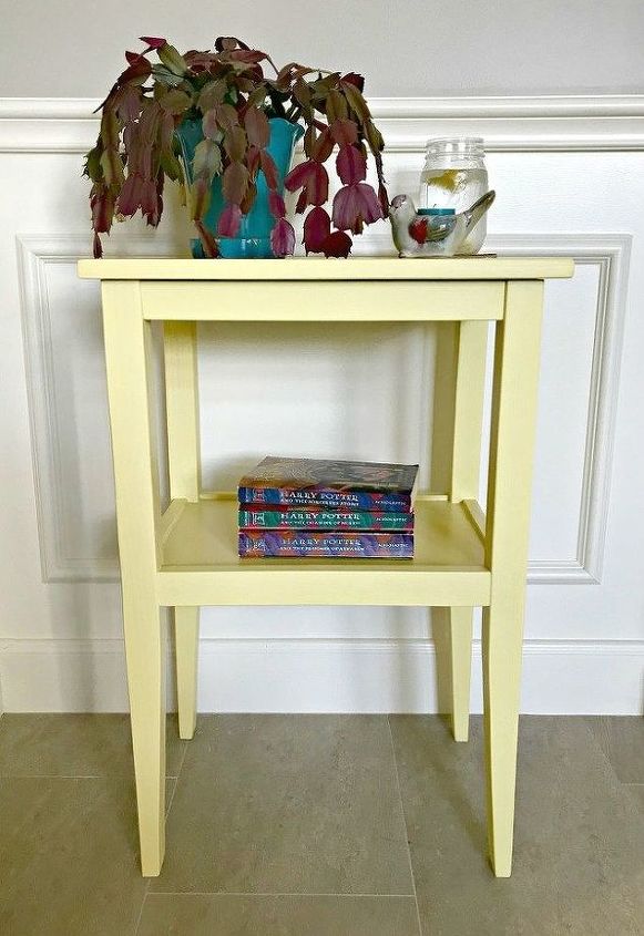 build a pretty diy side table for less than 20 win