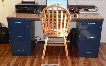 DIY Filing Desk