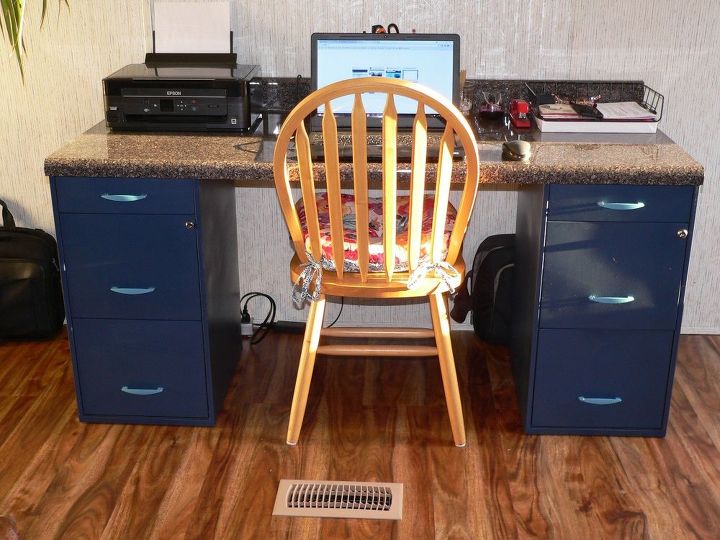 diy filing desk