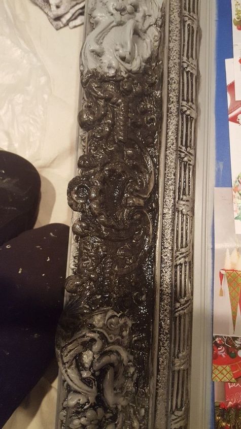 ornate mirror gets an updated look
