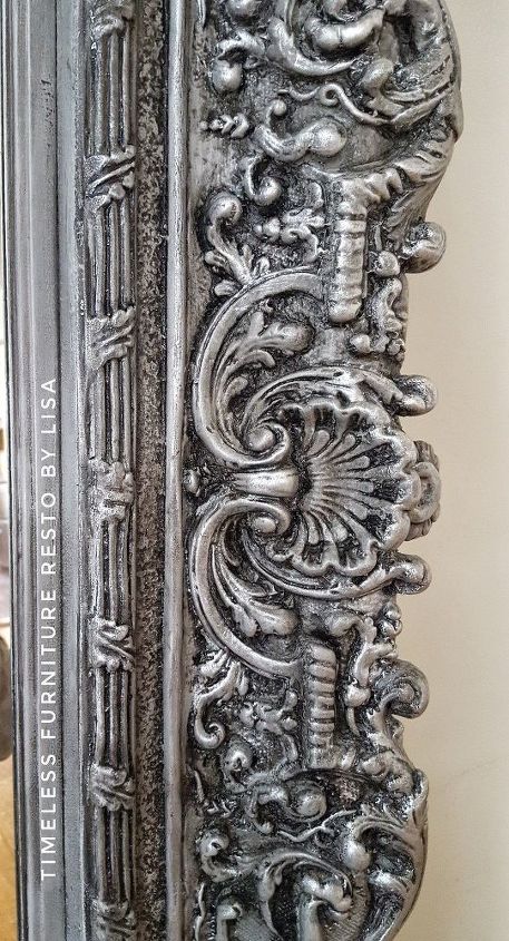 ornate mirror gets an updated look