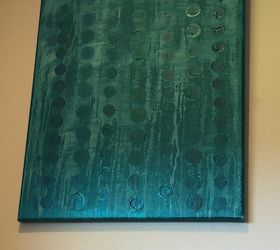 water sprayed acrylic painting, Circles from the bottom of the ocean