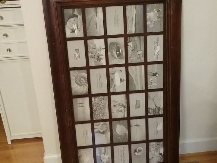 q how can i make this picture frame looks more like a big window