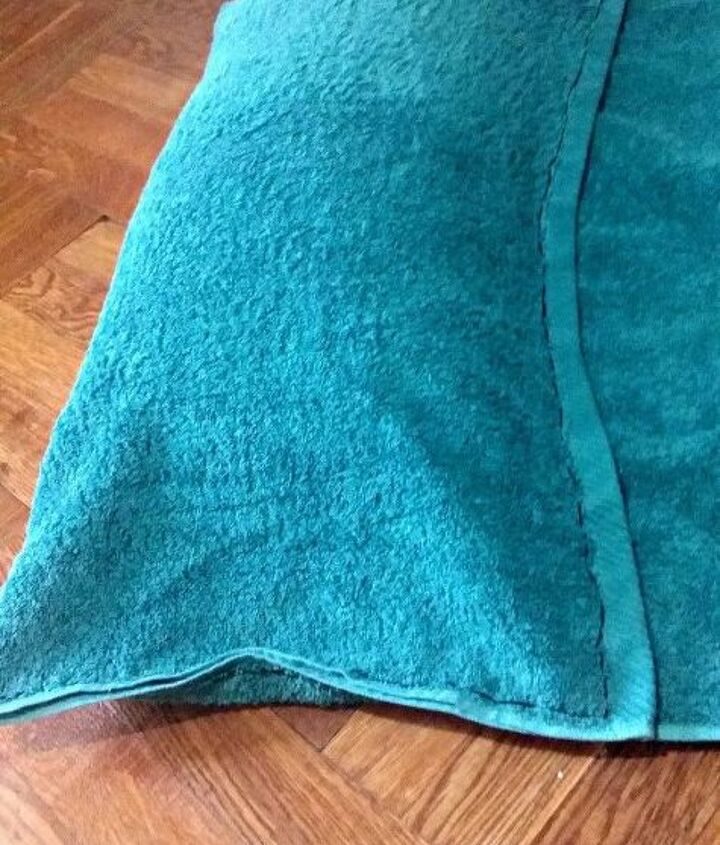 how to make a beach towel with pillow handles