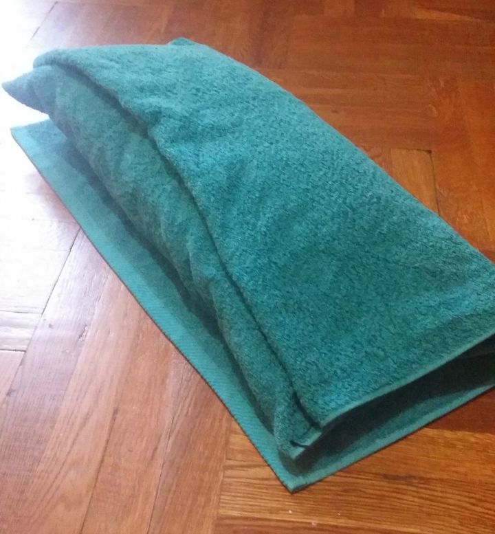 how to make a beach towel with pillow handles