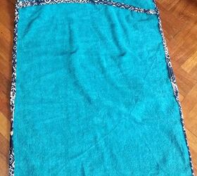 how to make a beach towel with pillow handles