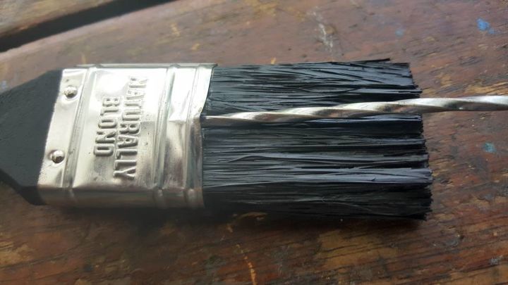 off the wall repurposed paint brush hooks