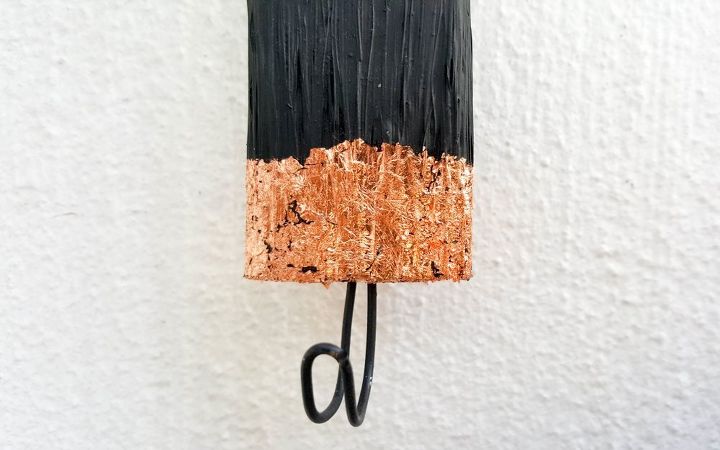 off the wall repurposed paint brush hooks
