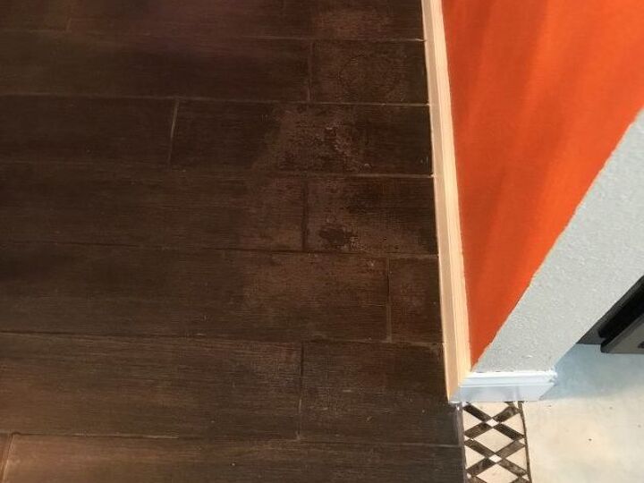 q cleaning my floors that are tile but look like wood