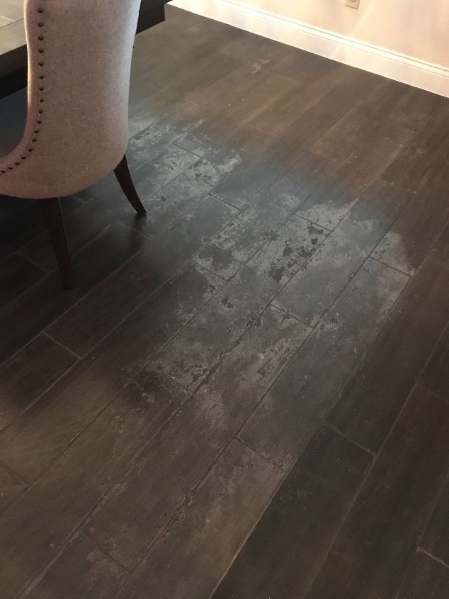 q cleaning my floors that are tile but look like wood