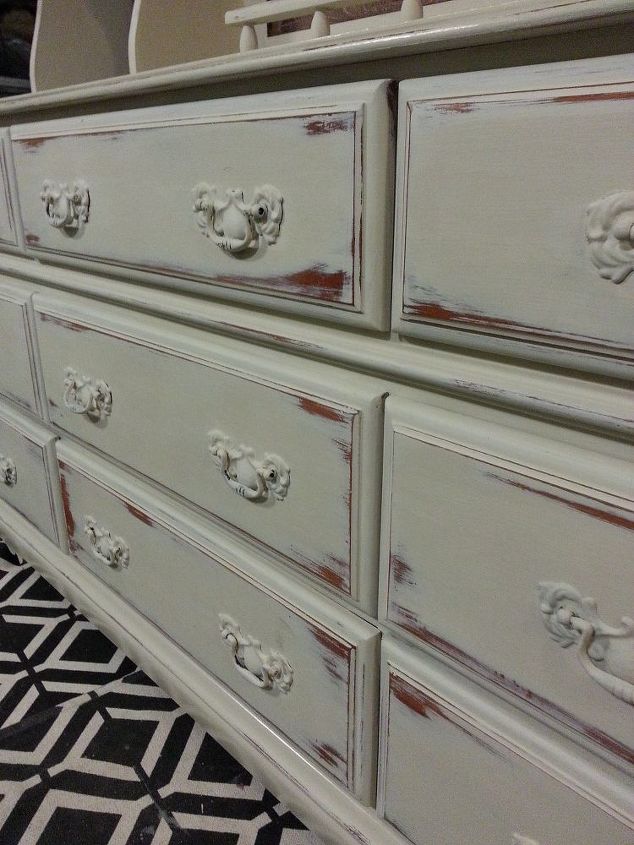 upcycled 80 s dresser