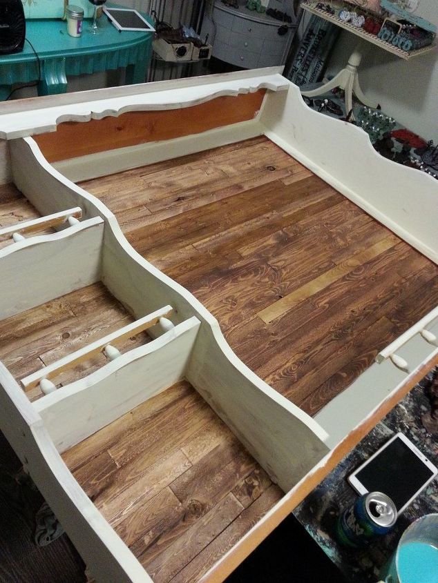 upcycled 80 s dresser