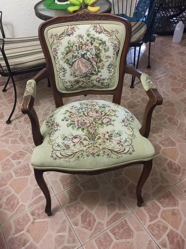 my first reupholstery makeover