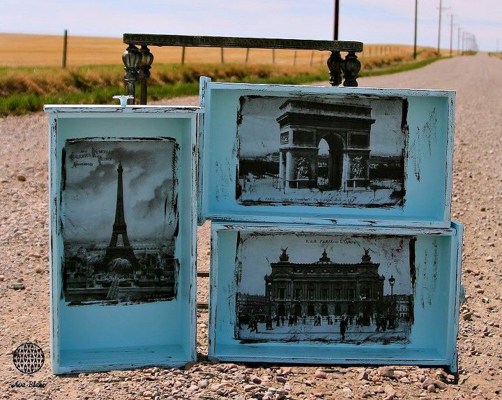 up cycled drawers to shelves yes i did