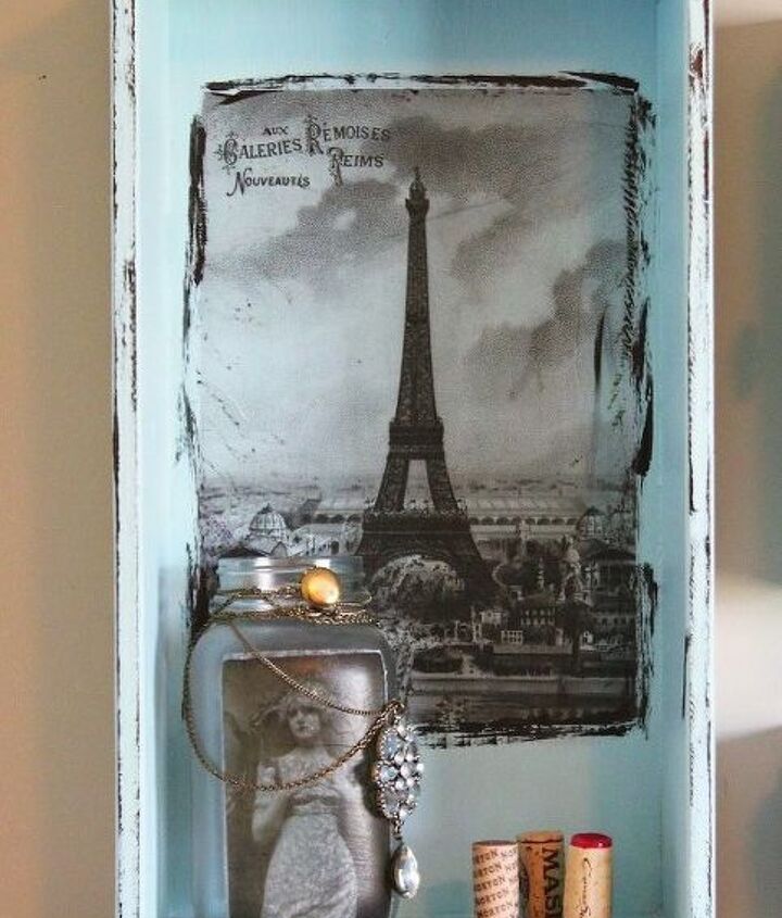 up cycled drawers to shelves yes i did