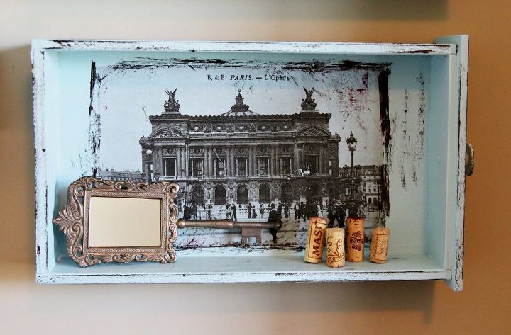 up cycled drawers to shelves yes i did