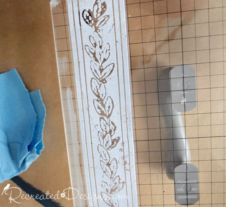 iod decor stamps and milk paint make the perfect pair