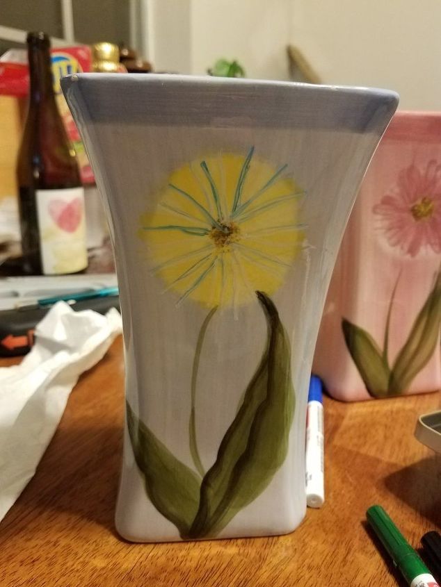 vaso de primavera simples, Antes dos vasos