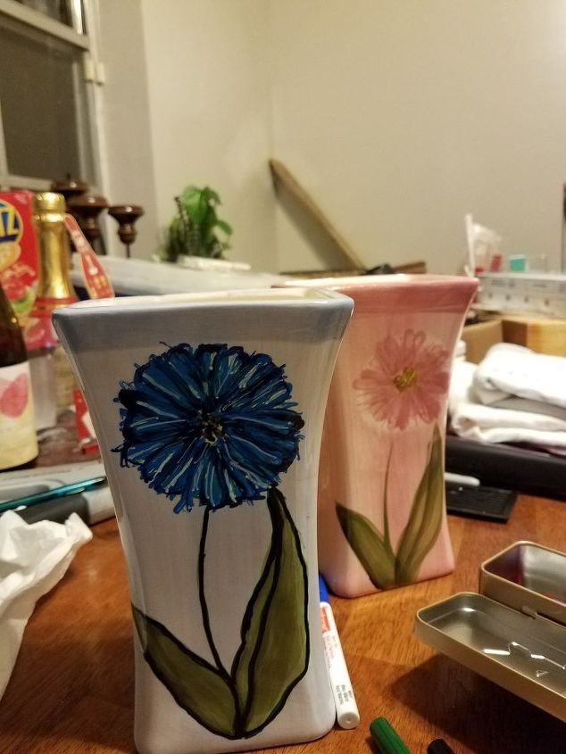 vaso de primavera simples