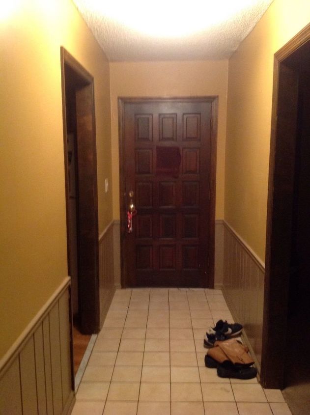 q how can i lighten and decorate a dark hallway