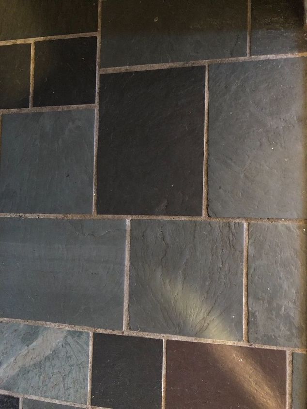 I Have 1970 S Slate Tile In Entryway Inside Can U Paint Over Slate