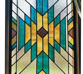 how do i make a light box faux stained glass window