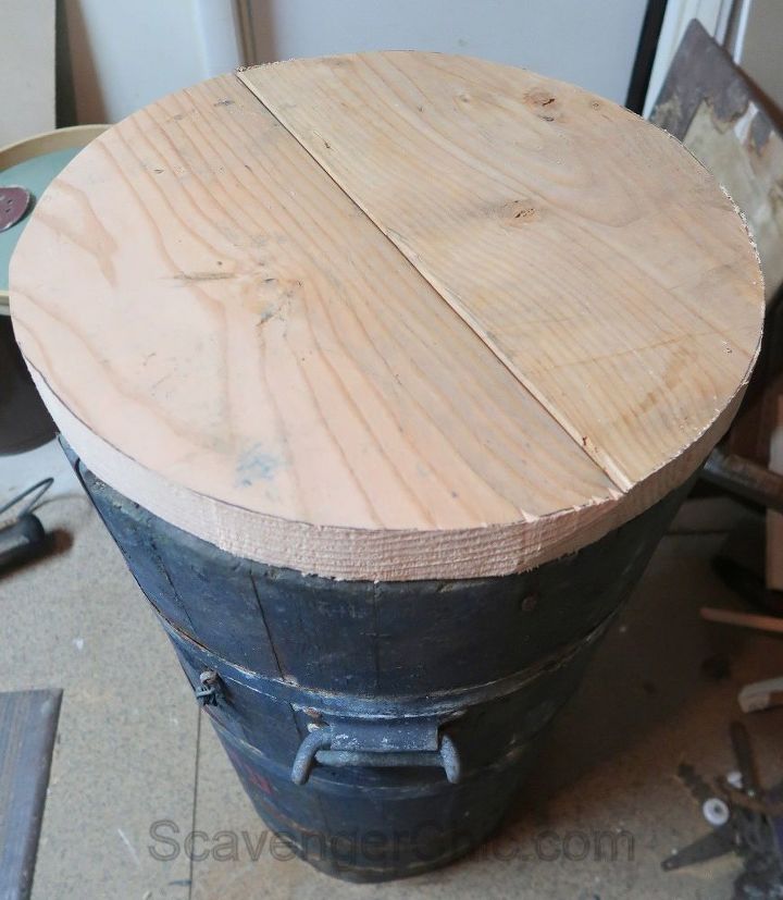 upcycled barrel bistro set