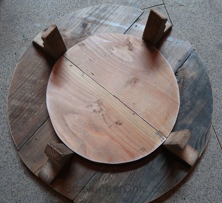 upcycled barrel bistro set