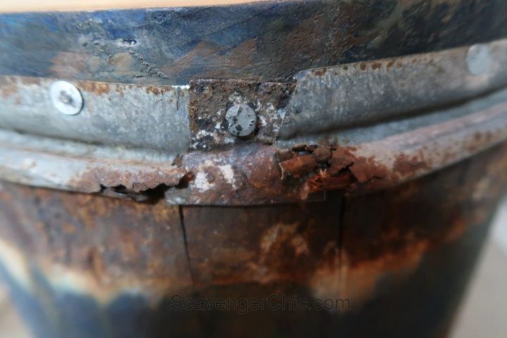 upcycled barrel bistro set