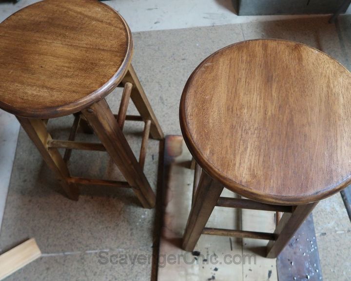 upcycled barrel bistro set