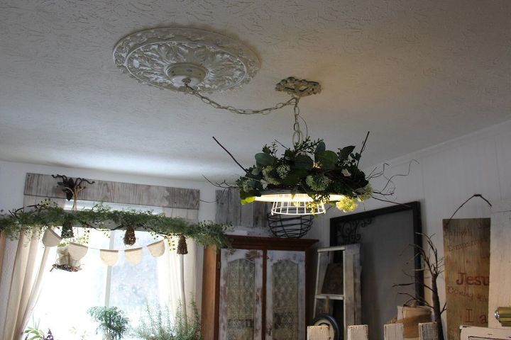 floral chandelier
