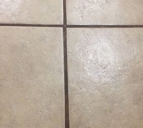 i have a light color grout in my ceramic floor in my kitchen and i can
