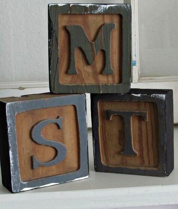 i love you wooden blocks