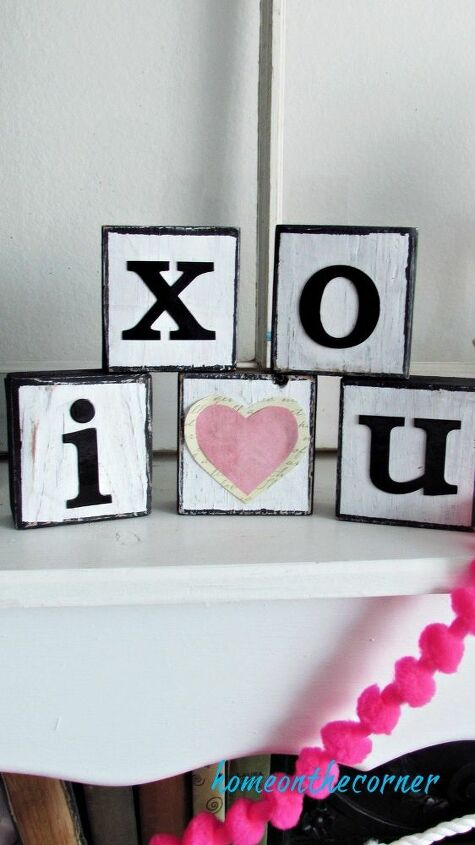 i love you wooden blocks