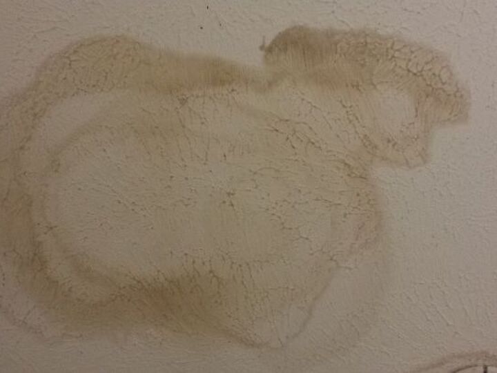 q what s the best way to repair a patch of ceiling that has been stained