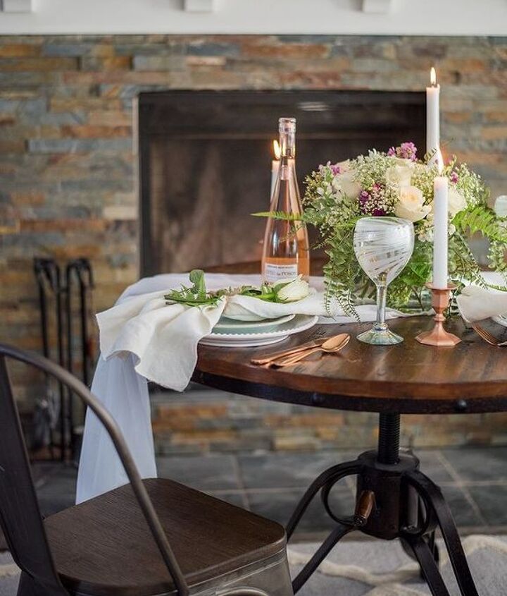 how to create a romantic table for 2 on a budget